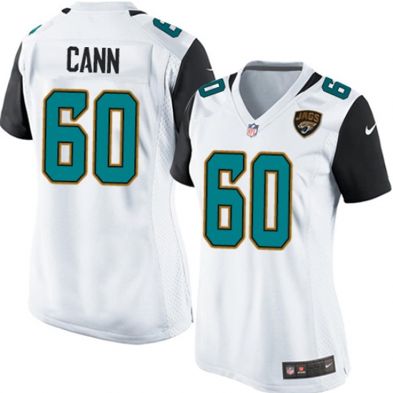 Women's Nike Jacksonville Jaguars #60 A. J. Cann Game White NFL Jersey - Ujersey