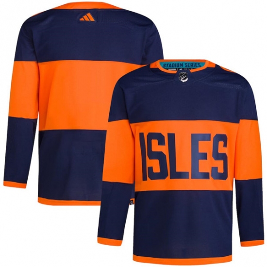 Men's New York Islanders Blank Navy 2024 Stadium Series Stitched Jersey - Ujersey