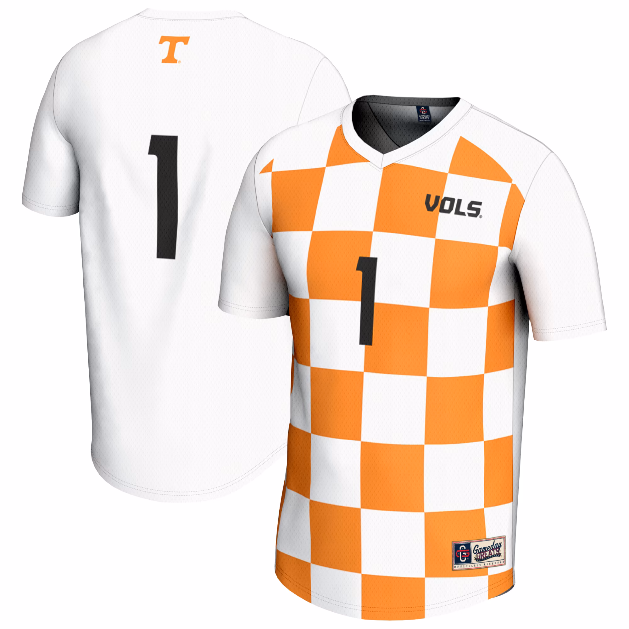 Unisex GameDay Greats White Tennessee Volunteers Soccer Fashion Jersey