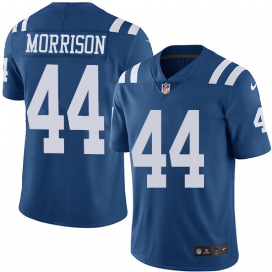 Youth Nike Indianapolis Colts #44 Antonio Morrison Limited Royal Blue Rush Vapor Untouchable NFL Jersey - Ujersey