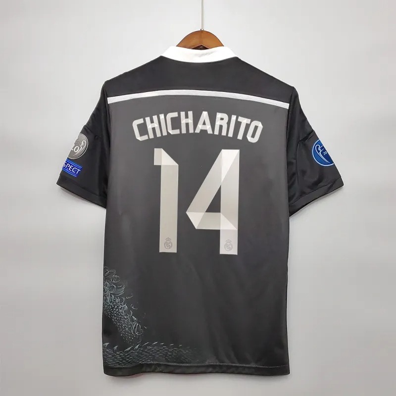Ronaldo#7 Real Madrid Retro Jersey Third Away Soccer Shirt 2014/15