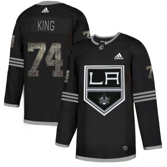 Men's Adidas Los Angeles Kings #74 Dwight King Black Authentic Classic Stitched NHL Jersey - Ujersey