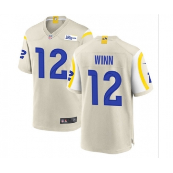 Men's Los Angeles Rams #12 Dresser Winn Bone Stitched Football Game Jersey - Ujersey