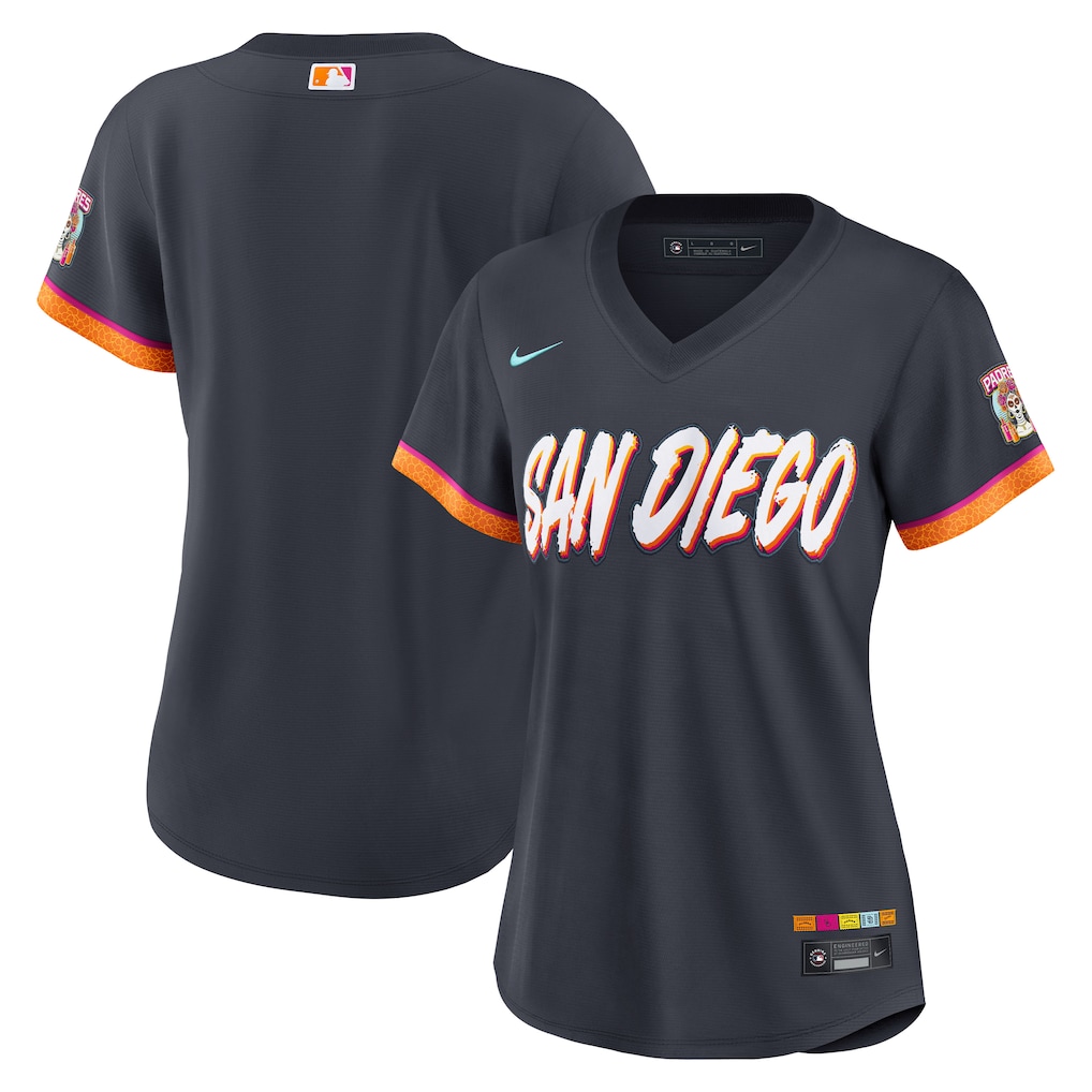 Women's San Diego Padres Nike Obsidian 2026 City Connect Stadium Jersey - Vujersey Los Angeles Rams