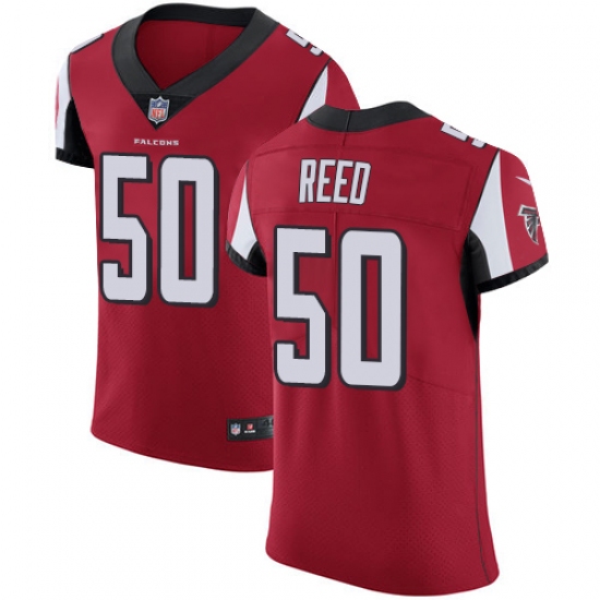 Men's Nike Atlanta Falcons #50 Brooks Reed Red Team Color Vapor Untouchable Elite Player NFL Jersey - Ujersey