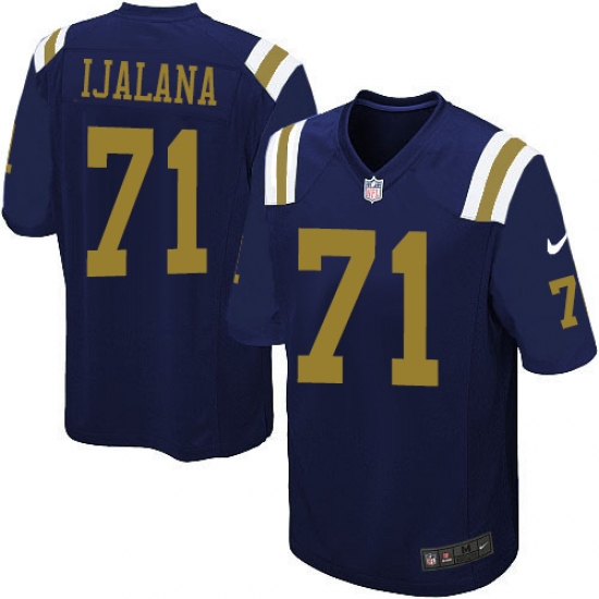 Men's Nike New York Jets #71 Ben Ijalana Limited Navy Blue Alternate NFL Jersey - Ujersey