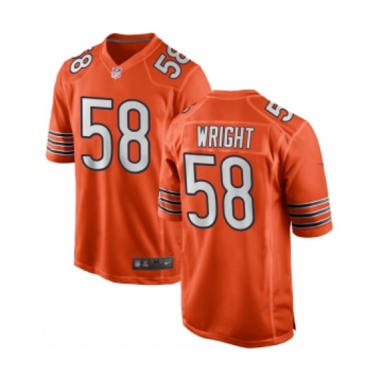 Men's Chicago Bears #58 Darnell Wright Nike Orange 2023 NFL Draft First Round Pick Jersey - Ujersey