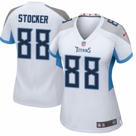 Women's Nike Tennessee Titans #88 Luke Stocker Game White NFL Jersey - Ujersey
