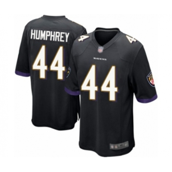Men's Baltimore Ravens #44 Marlon Humphrey Game Black Alternate Football Jersey - Ujersey