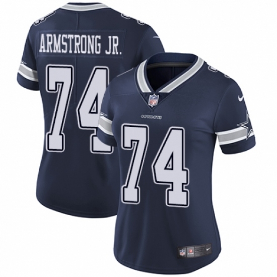 Women's Nike Dallas Cowboys #74 Dorance Armstrong Jr. Navy Blue Team Color Vapor Untouchable Limited Player NFL Jersey - Ujersey