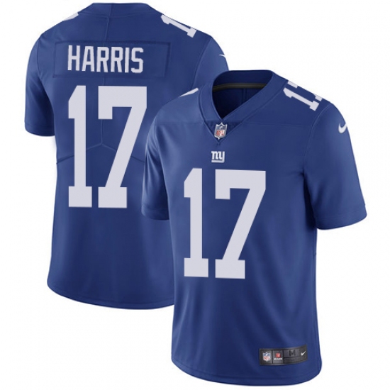 Youth Nike New York Giants #17 Dwayne Harris Royal Blue Team Color Vapor Untouchable Limited Player NFL Jersey - Ujersey