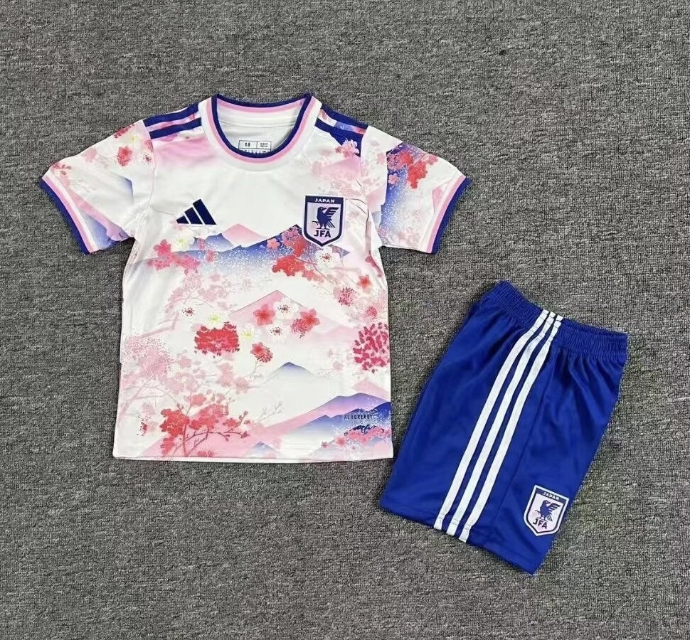 Japan Soccer Jersey Special Edition Kids Kit Jersey+Shorts 2025 - U-jersey