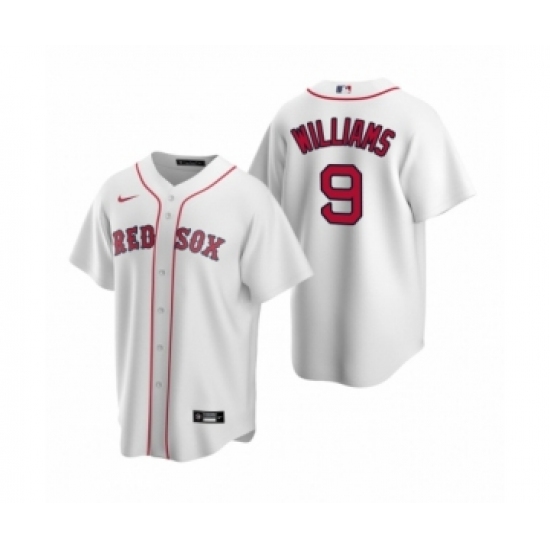Youth Boston Red Sox #9 Ted Williams Nike White Replica Home Jersey - Ujersey