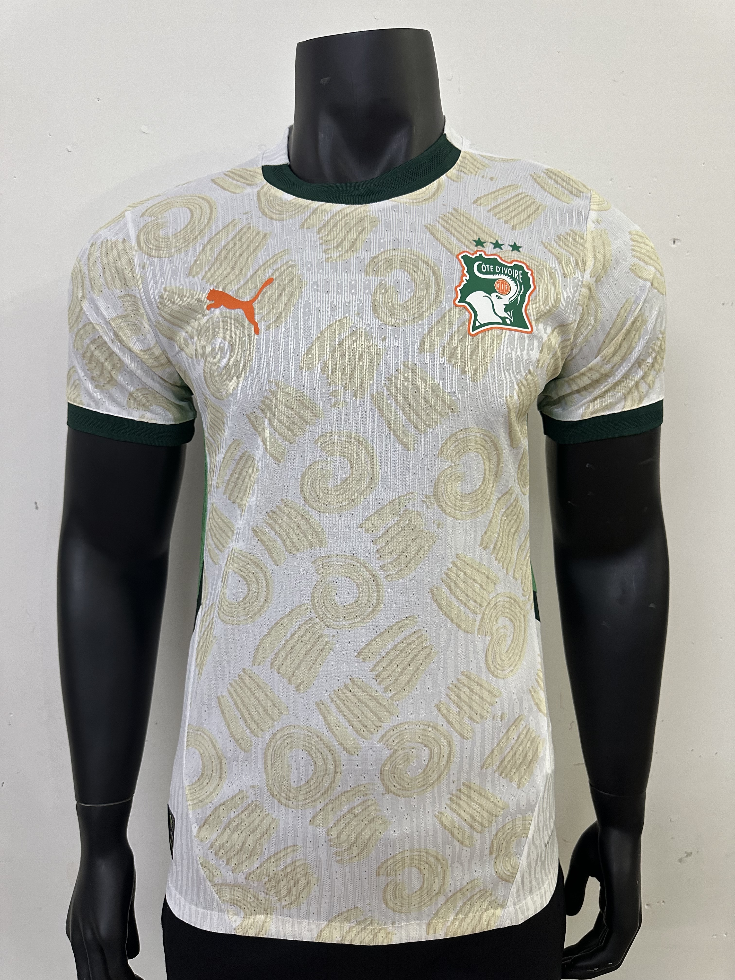 Côte d'Ivoire Soccer Jersey Away Shirt 2025 - U-jersey