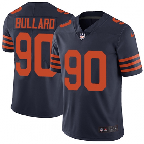 Men's Nike Chicago Bears #90 Jonathan Bullard Navy Blue Alternate Vapor Untouchable Limited Player NFL Jersey - Ujersey