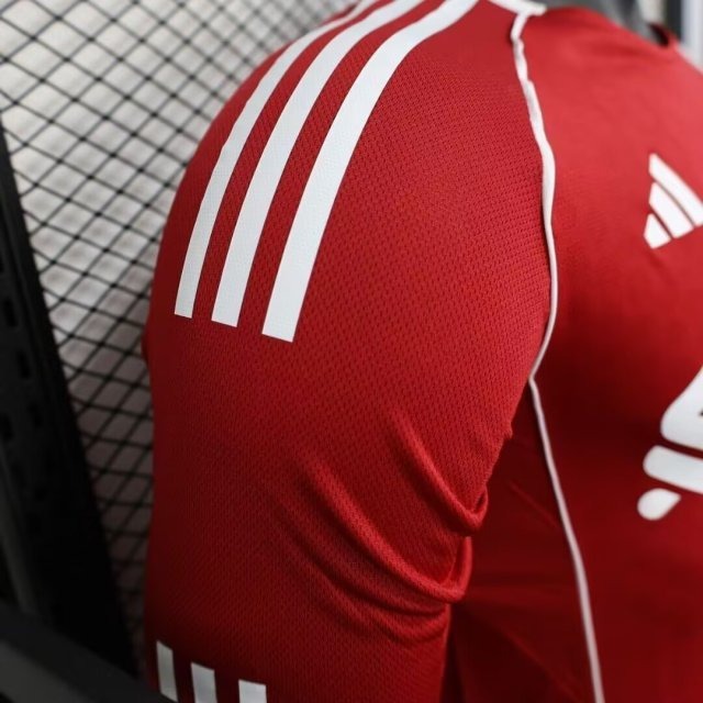 Liverpool Football Jersey Home Long Sleeve Shirt 2025/26 - Ujersey NHL