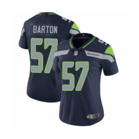 Women's Seattle Seahawks #57 Cody Barton Navy Blue Team Color Vapor Untouchable Limited Player Football Jersey - Ujersey