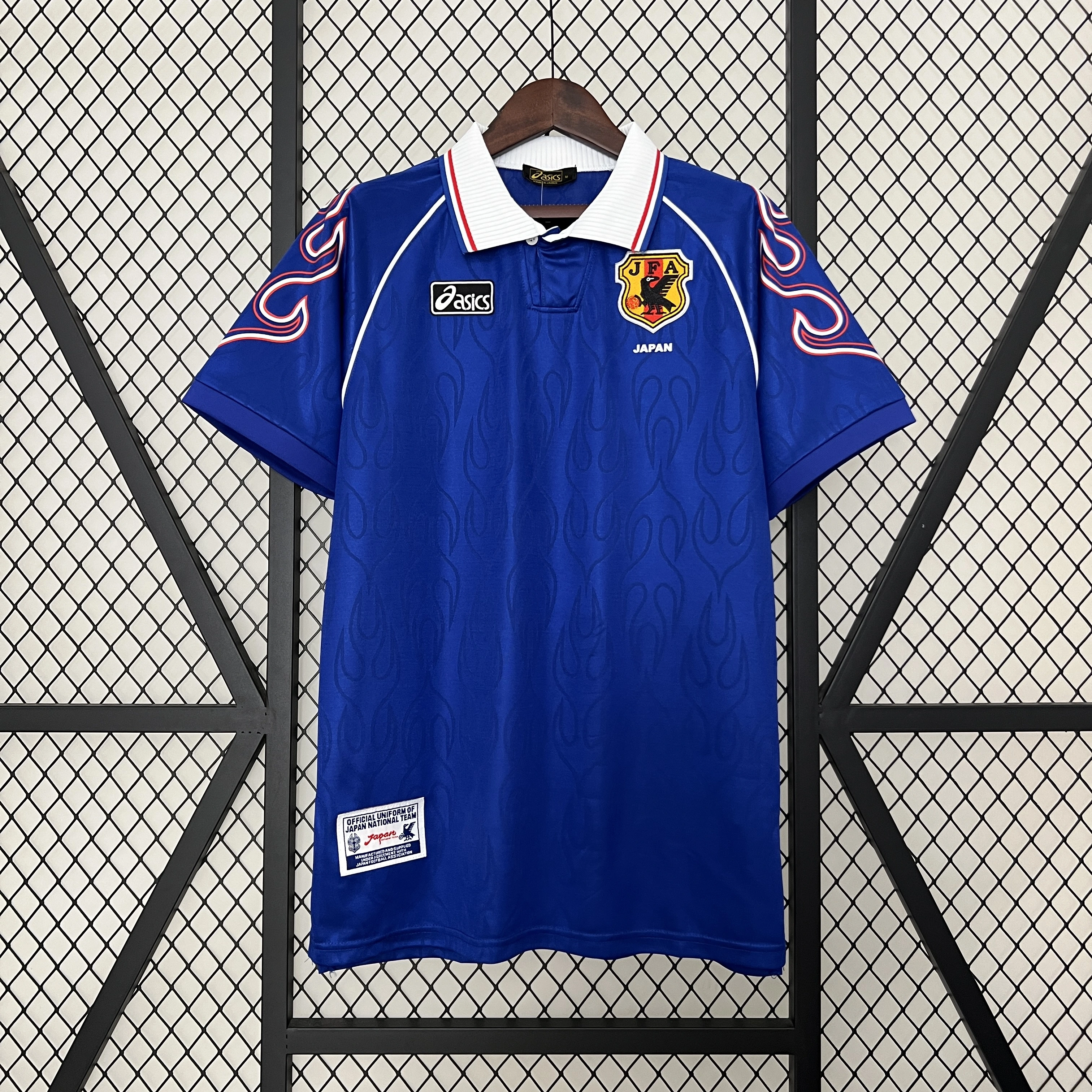 Japan Retro Soccer Jersey Home Custom Shirt 1998 - U-jersey