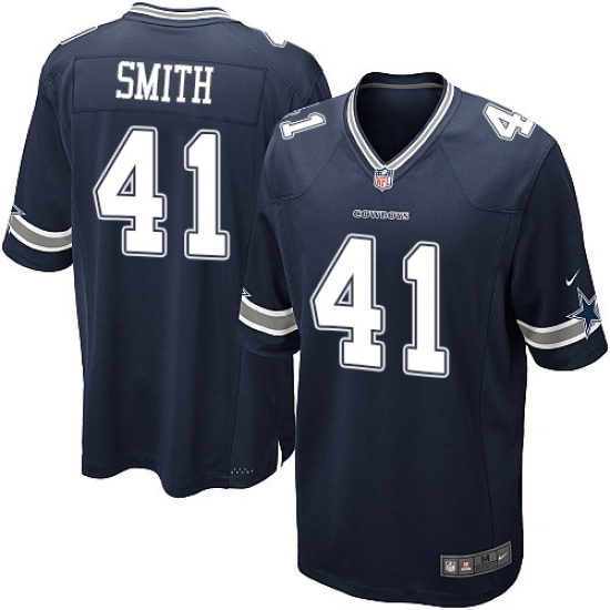 Men's Nike Dallas Cowboys #41 Keith Smith Game Navy Blue Team Color NFL Jersey - Ujersey