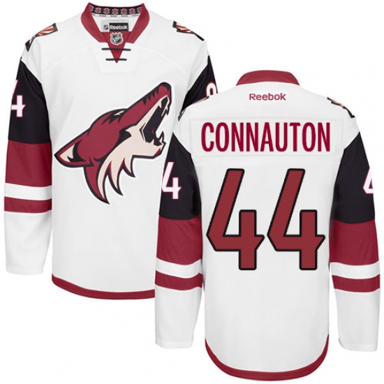 Women's Reebok Arizona Coyotes #44 Kevin Connauton Authentic White Away NHL Jersey - Ujersey