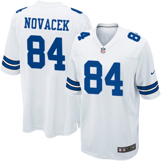 Men's Nike Dallas Cowboys #84 Jay Novacek Game White NFL Jersey - Ujersey