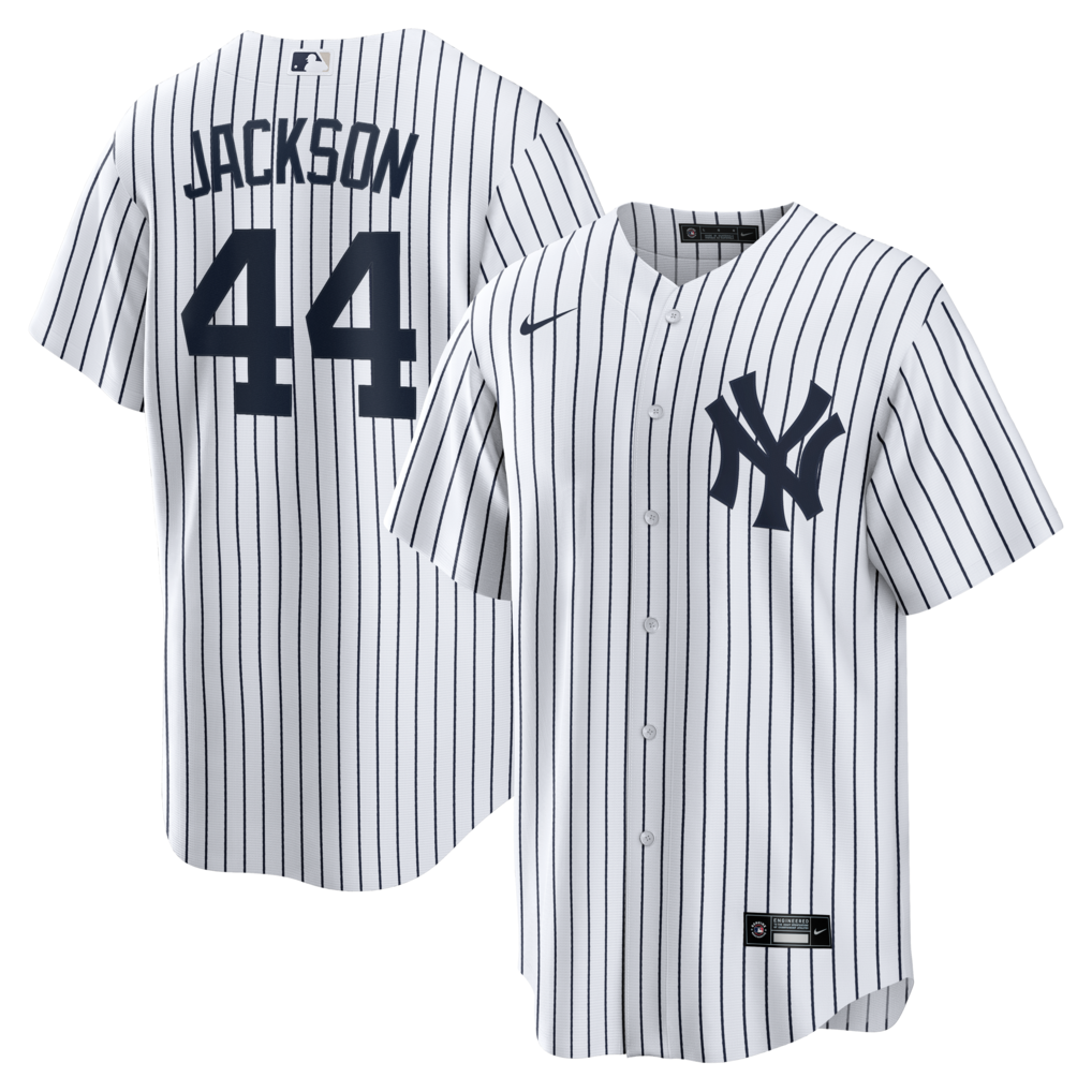 Men's New York Yankees Reggie Jackson Nike White Home Retired Player Replica Jersey - Ujersey