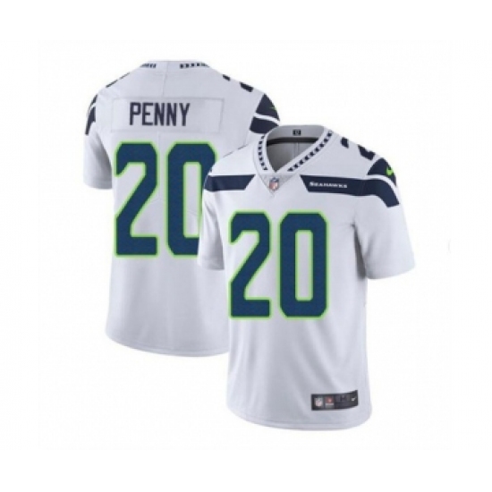 Men's Seattle Seahawks #20 Rashaad Penny White Vapor Untouchable Limited Stitched Jersey - Ujersey