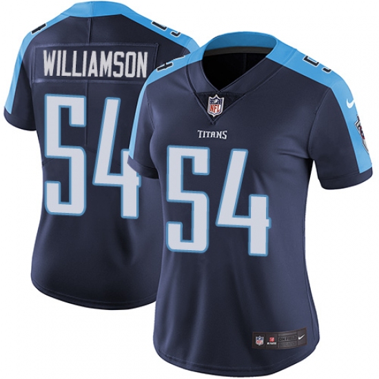 Women's Nike Tennessee Titans #54 Avery Williamson Elite Navy Blue Alternate NFL Jersey - Ujersey