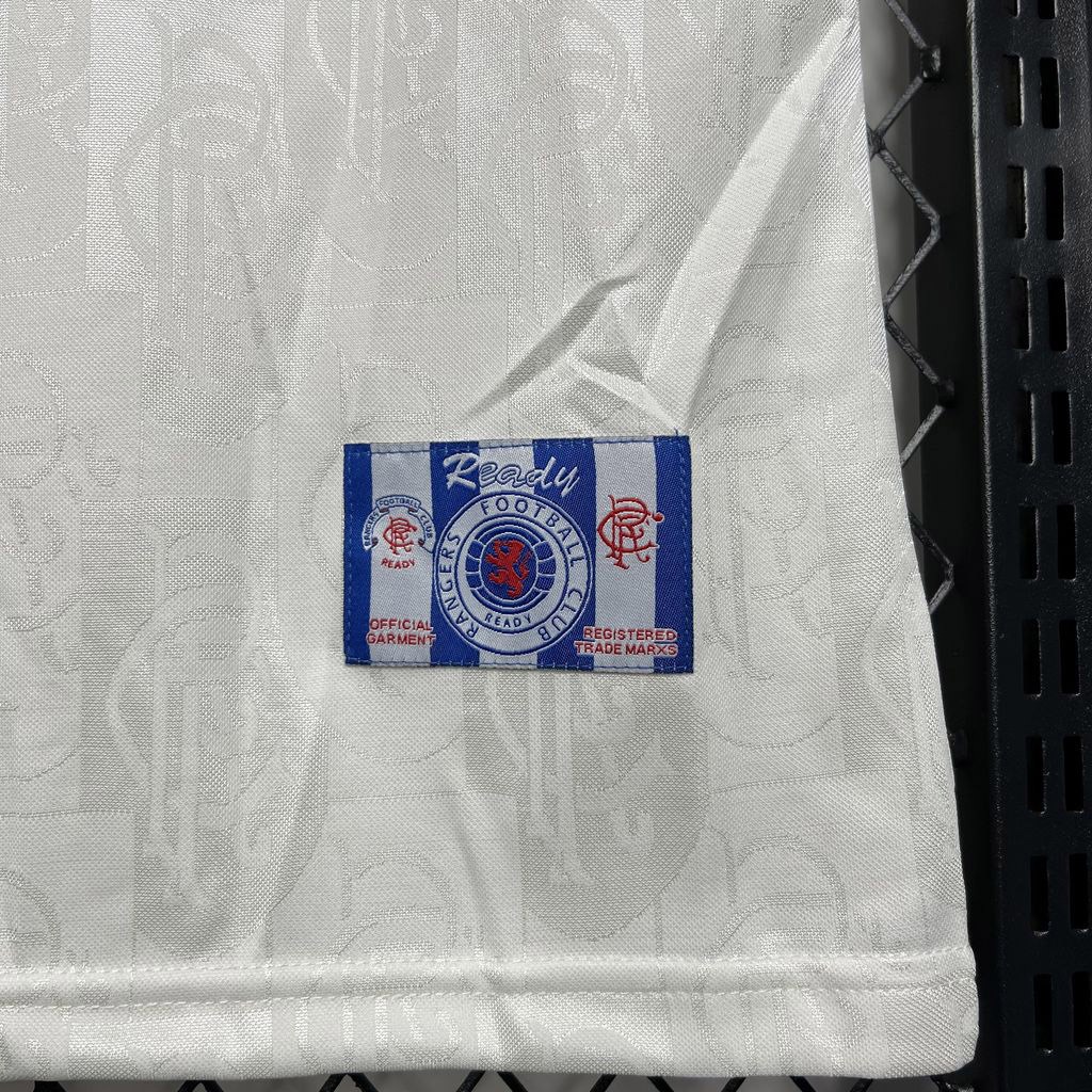 Rangers FC Retro Soccer Jersey Away Custom Shirt 1996-97