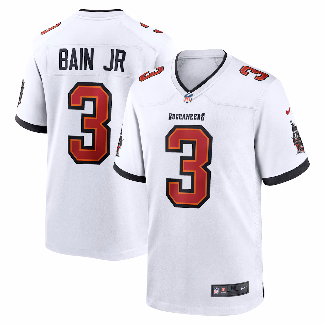 Men's Tampa Bay Buccaneers Rueben Bain Jr. Nike White Game Jersey