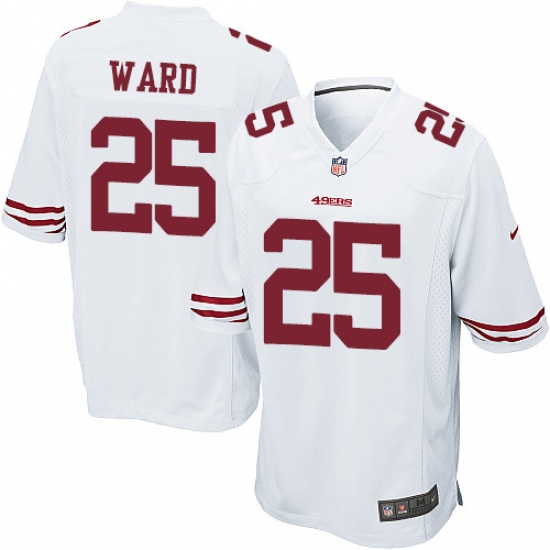Men's Nike San Francisco 49ers #25 Jimmie Ward Game White NFL Jersey - Ujersey