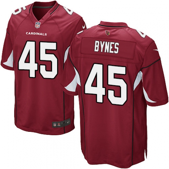 Men's Nike Arizona Cardinals #45 Josh Bynes Game Red Team Color NFL Jersey - Ujersey
