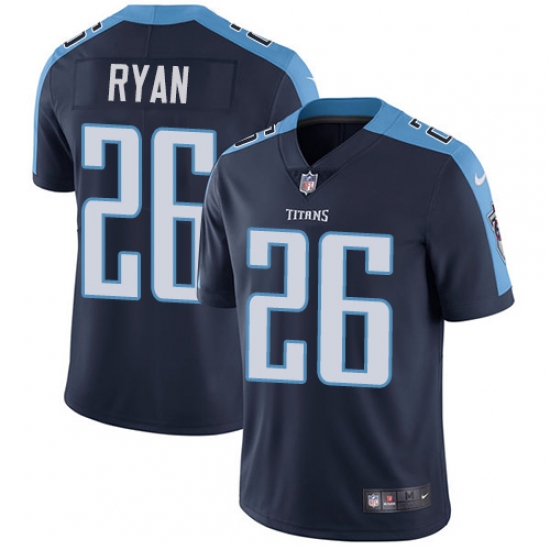 Men's Nike Tennessee Titans #26 Logan Ryan Navy Blue Alternate Vapor Untouchable Limited Player NFL Jersey - Ujersey