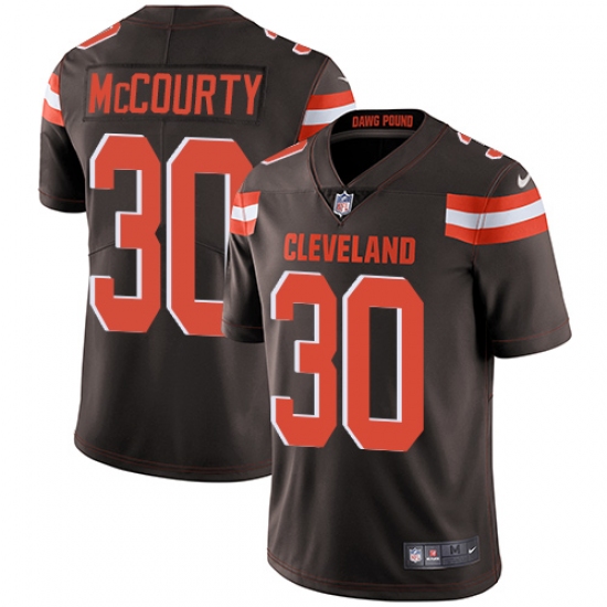 Men's Nike Cleveland Browns #30 Jason McCourty Brown Team Color Vapor Untouchable Limited Player NFL Jersey - Ujersey
