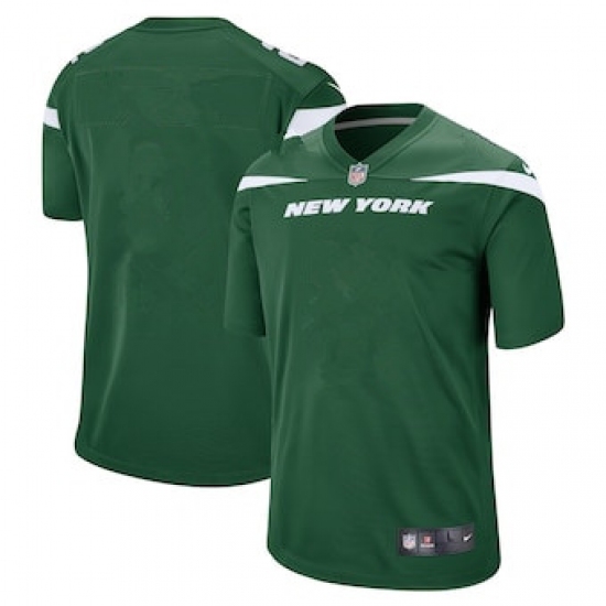 Men's New York Jets Blank Green Stitched Vapor Untouchable Limited Jersey - Ujersey