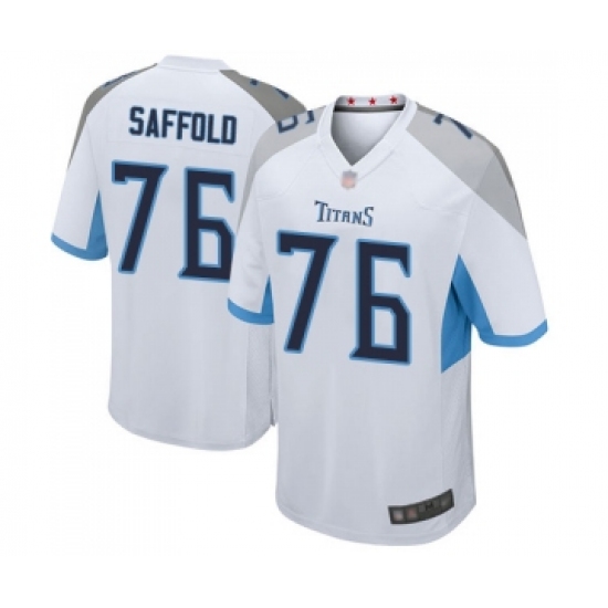 Men's Tennessee Titans #76 Rodger Saffold Game White Football Jersey - Ujersey