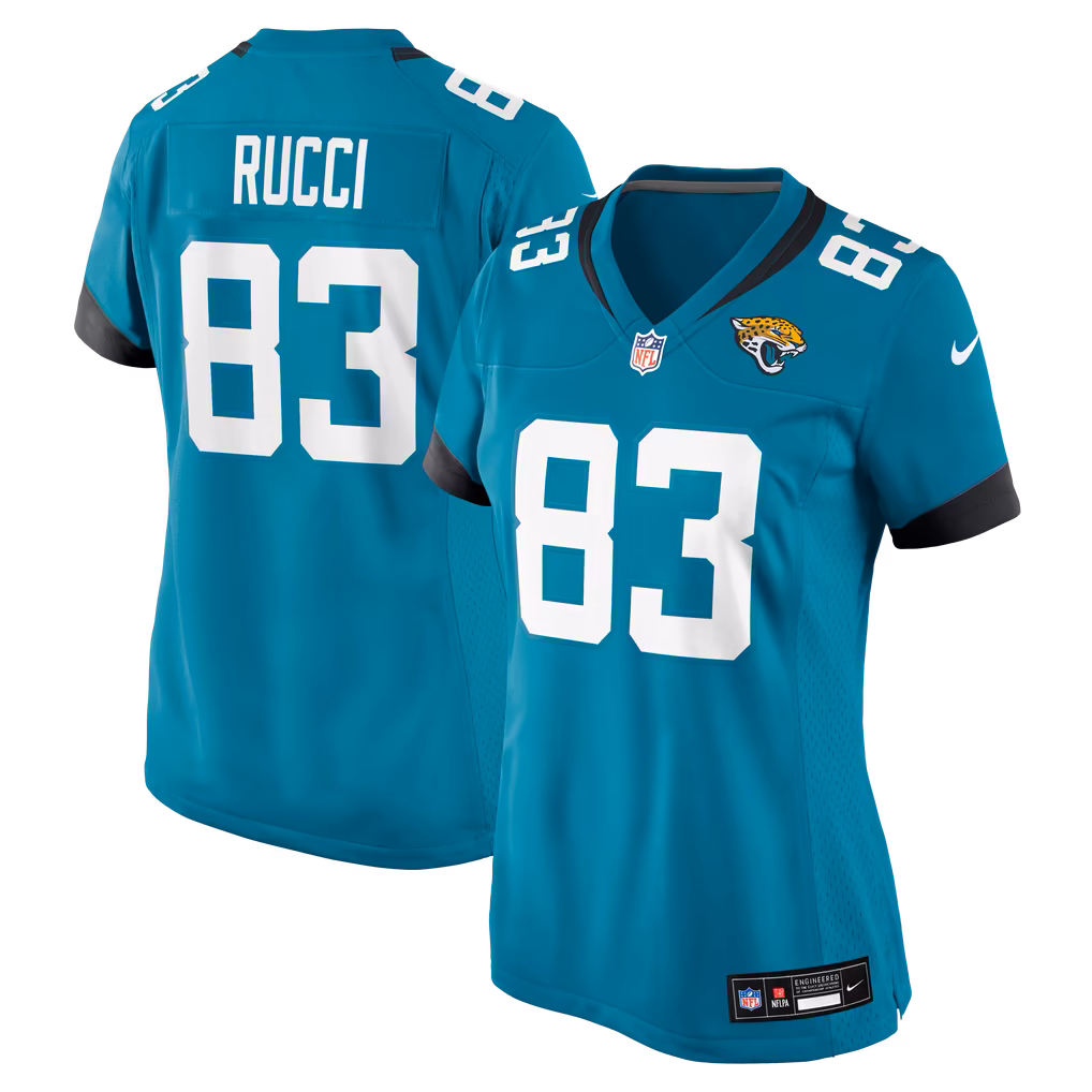 Women's Jacksonville Jaguars Hayden Rucci Nike Teal Team Game Jersey - U-jersey