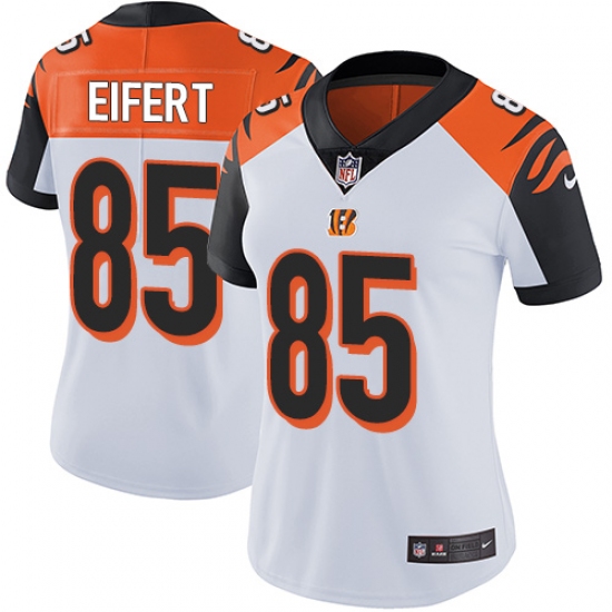 Women's Nike Cincinnati Bengals #85 Tyler Eifert Vapor Untouchable Limited White NFL Jersey - Ujersey