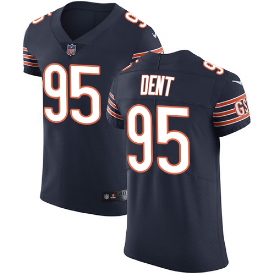 Men's Nike Chicago Bears #95 Richard Dent Navy Blue Team Color Vapor Untouchable Elite Player NFL Jersey - Ujersey