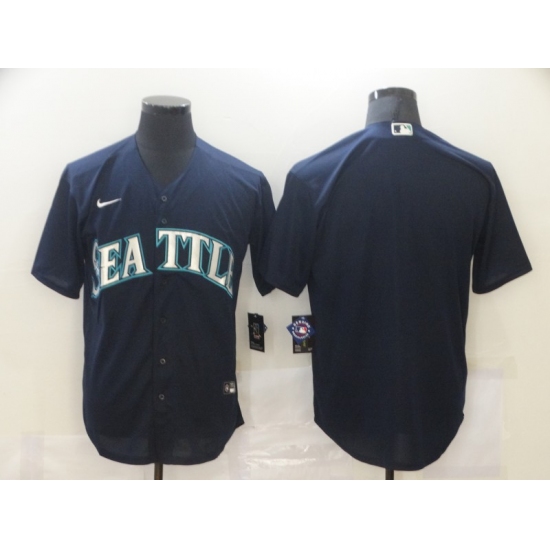 Men's Nike Seattle Mariners Blank Blue Jersey - Ujersey