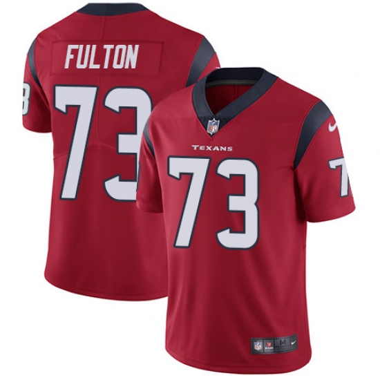 Youth Nike Houston Texans #73 Zach Fulton Red Alternate Vapor Untouchable Limited Player NFL Jersey - Ujersey