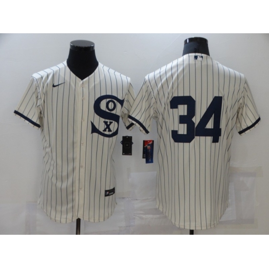 Men's Chicago White Sox #34 Michael Kopech Cream Elite 2021 Field of Dreams Jersey - Ujersey