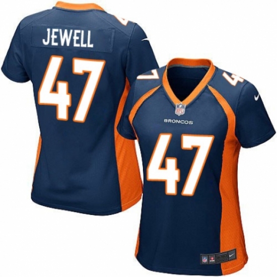 Women's Nike Denver Broncos #47 Josey Jewell Game Navy Blue Alternate NFL Jersey - Ujersey
