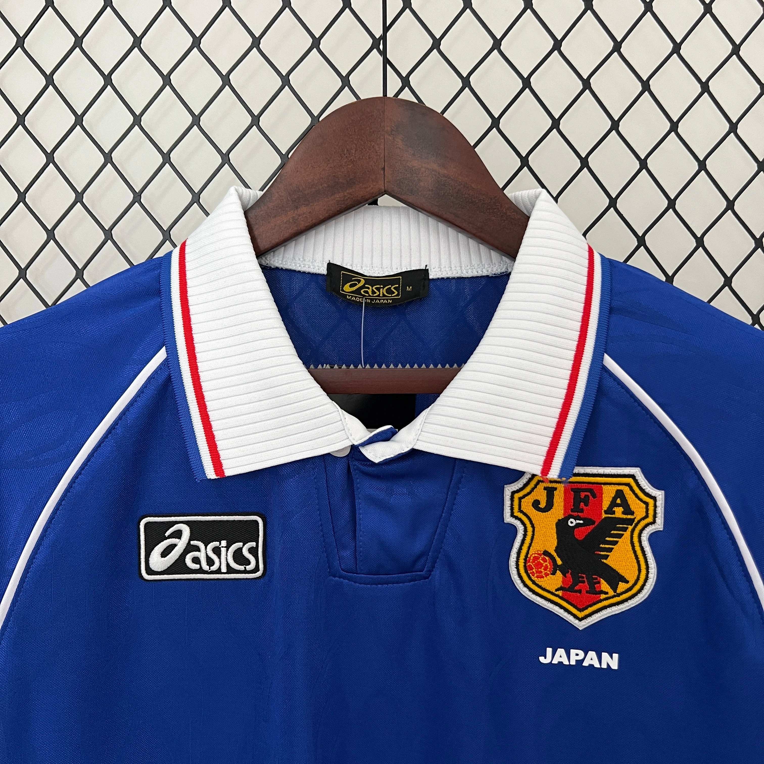 Japan Retro Soccer Jersey Home Custom Shirt 1998 - ujerseystore