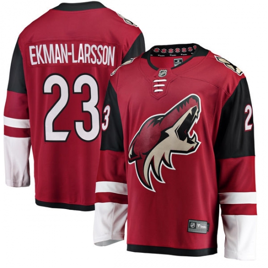 Youth Arizona Coyotes #23 Oliver Ekman-Larsson Fanatics Branded Burgundy Red Home Breakaway NHL Jersey - Ujersey