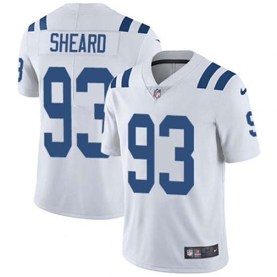 Youth Nike Indianapolis Colts #93 Jabaal Sheard White Vapor Untouchable Limited Player NFL Jersey - Ujersey