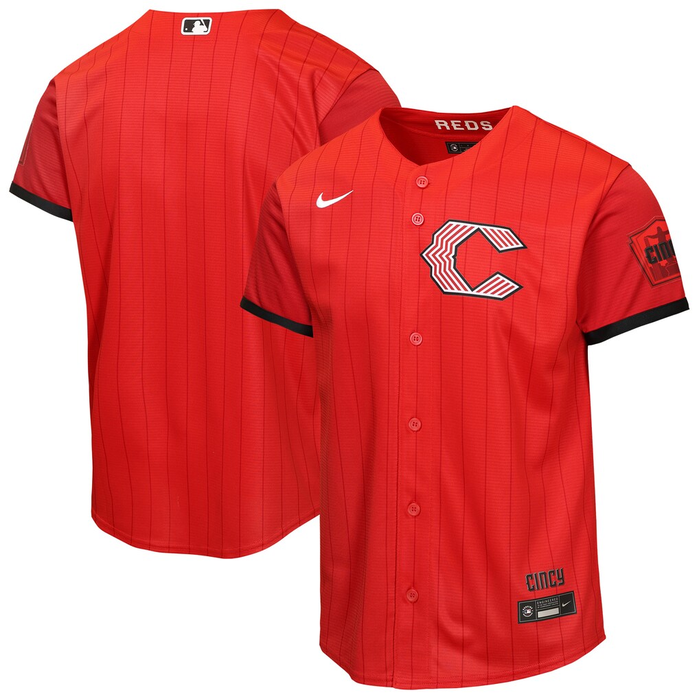 Youth Cincinnati Reds Nike Red 2026 City Connect Stadium Jersey - SUjersey01