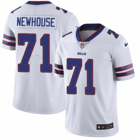 Youth Nike Buffalo Bills #71 Marshall Newhouse White Vapor Untouchable Limited Player NFL Jersey - Ujersey