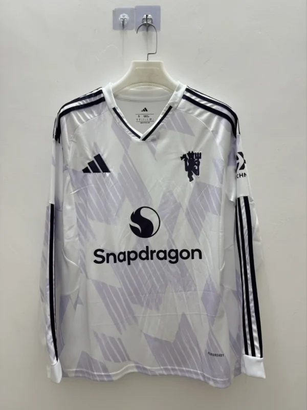Manchester United Away Long Sleeve Football Jersey Shirt 2025/26