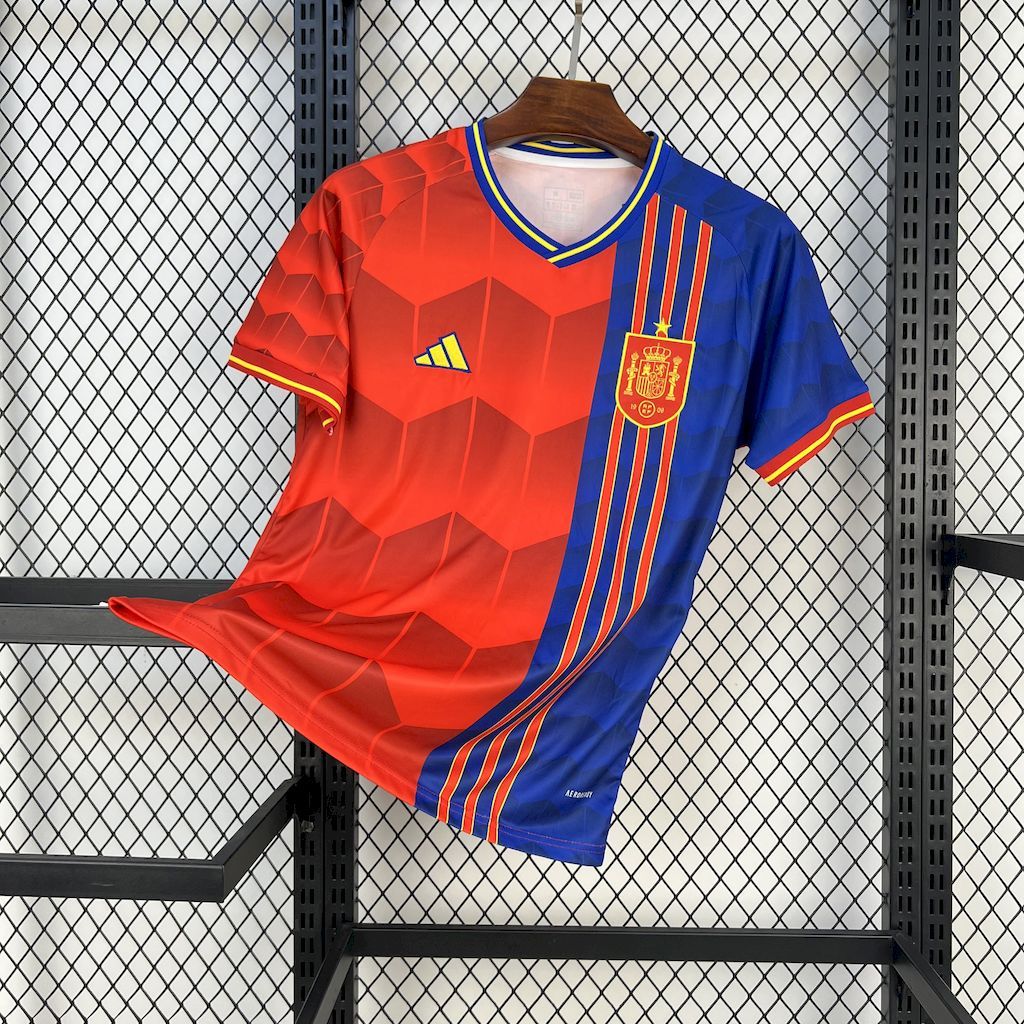 Spain Soccer Jersey Home Custom Shirt 2025 - ujerseystore